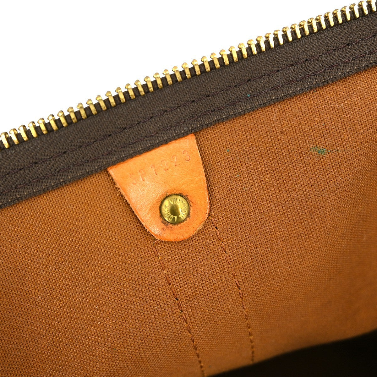 Louis Vuitton Keepall Bag Monogram Canvas Brown Canvas Handbag ( )