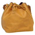 Louis Vuitton Noe Handbag Epi Leather Yellow Leather Bag (Authentic  )
