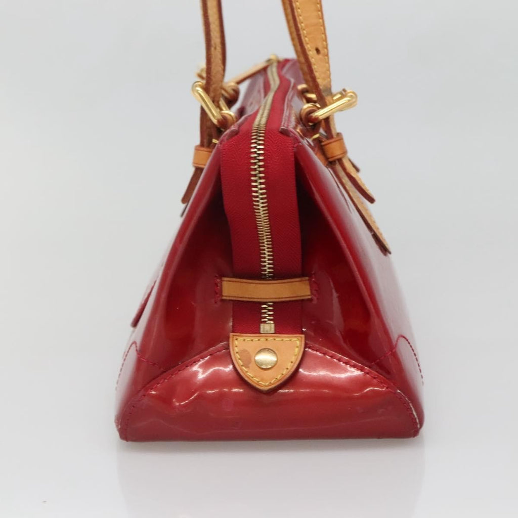 Louis Vuitton Rosewood Avenue Handbag Monogram Vernis Red Patent_Leather Handbag (Authentic  )