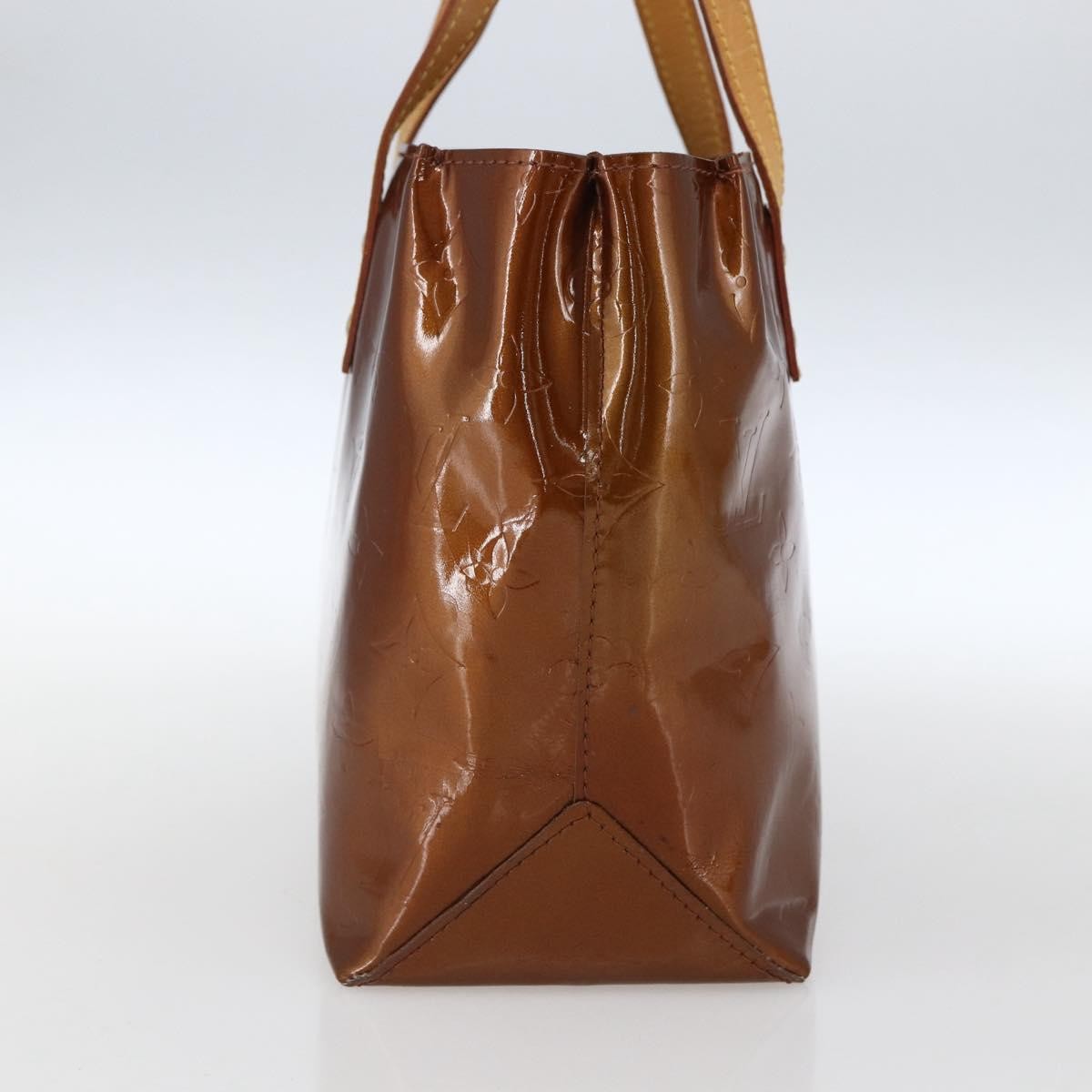 Louis Vuitton Reade Handbag Monogram Vernis Brown Patent_Leather Handbag (Authentic  )