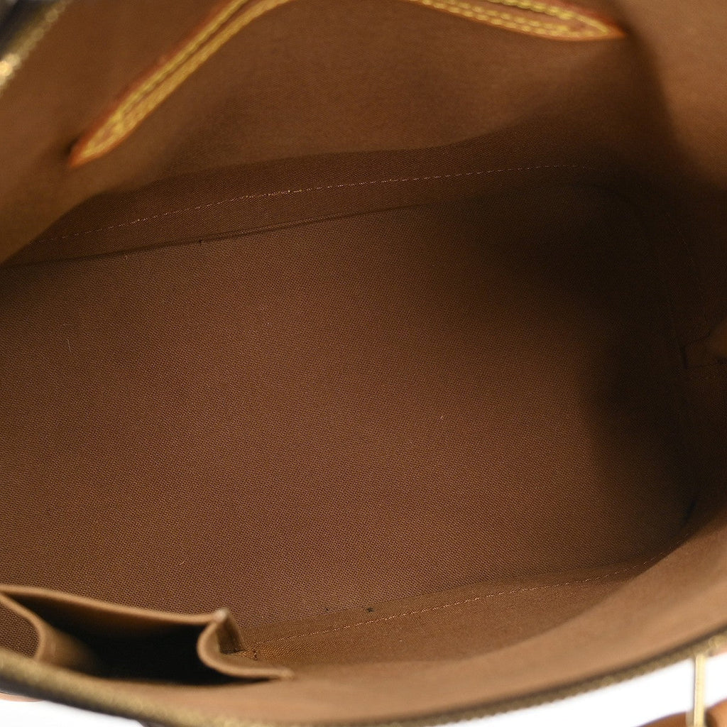 Louis Vuitton Alma Handbag Monogram Canvas Brown Canvas Handbag ( )