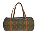 Louis Vuitton Papillon Handbag Monogram Canvas Brown Canvas Handbag ( )