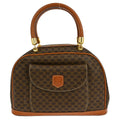 Celine C Macadam Handbag Canvas Brown Pvc Handbag ( )