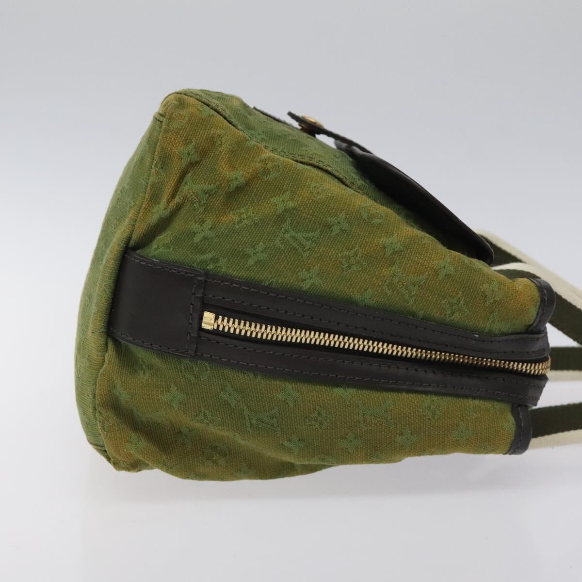 Louis Vuitton Sac Mary Kate Handbag Mini Lin Khaki Canvas Handbag ( )