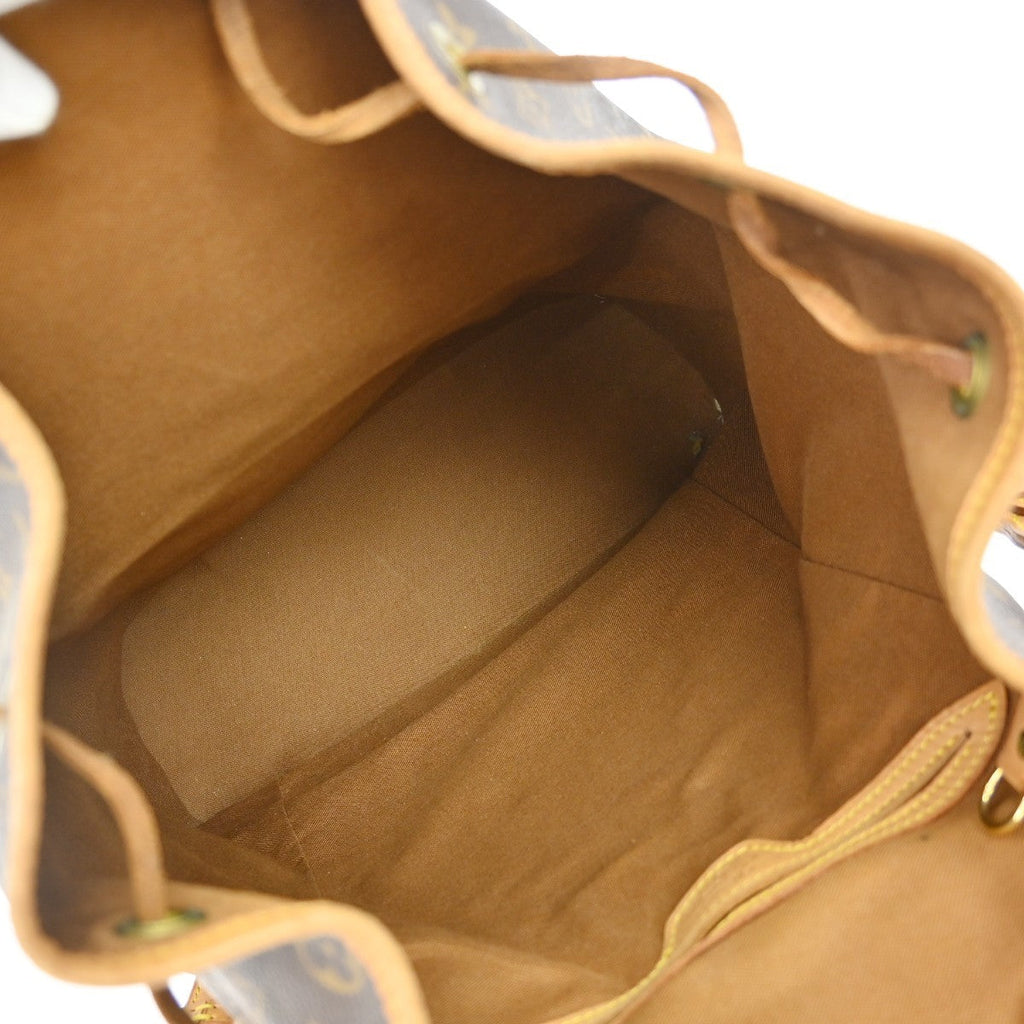 Louis Vuitton Montsouris Backpack Monogram Canvas Brown Canvas Backpack Bag ( )
