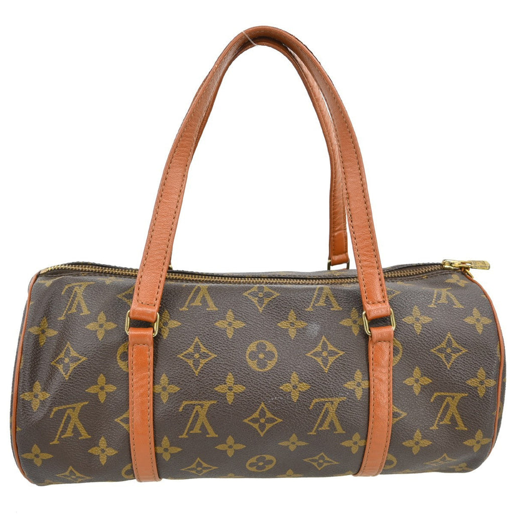 Louis Vuitton Papillon Handbag Monogram Canvas Brown Canvas Handbag ( )