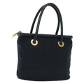Celine Handbag Nylon Navy Nylon Handbag (Authentic  )