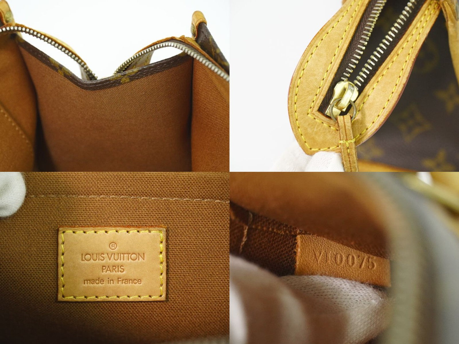 Louis Vuitton Popincourt Handle Bag Monogram Canvas Brown Canvas Handbag ( )