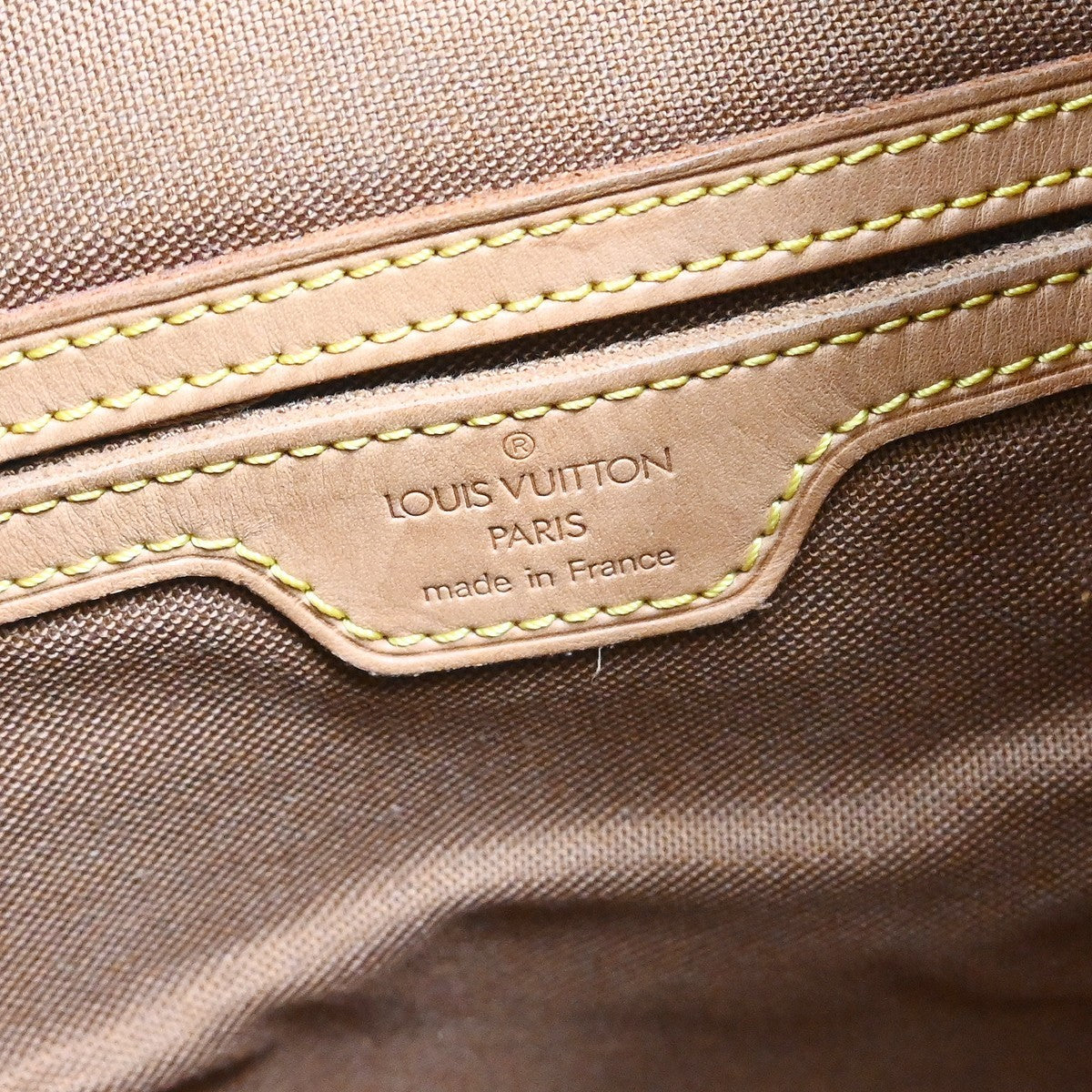 Louis Vuitton Vintage Montsouris Backpack Monogram Canvas Brown Canvas Backpack Bag ( )