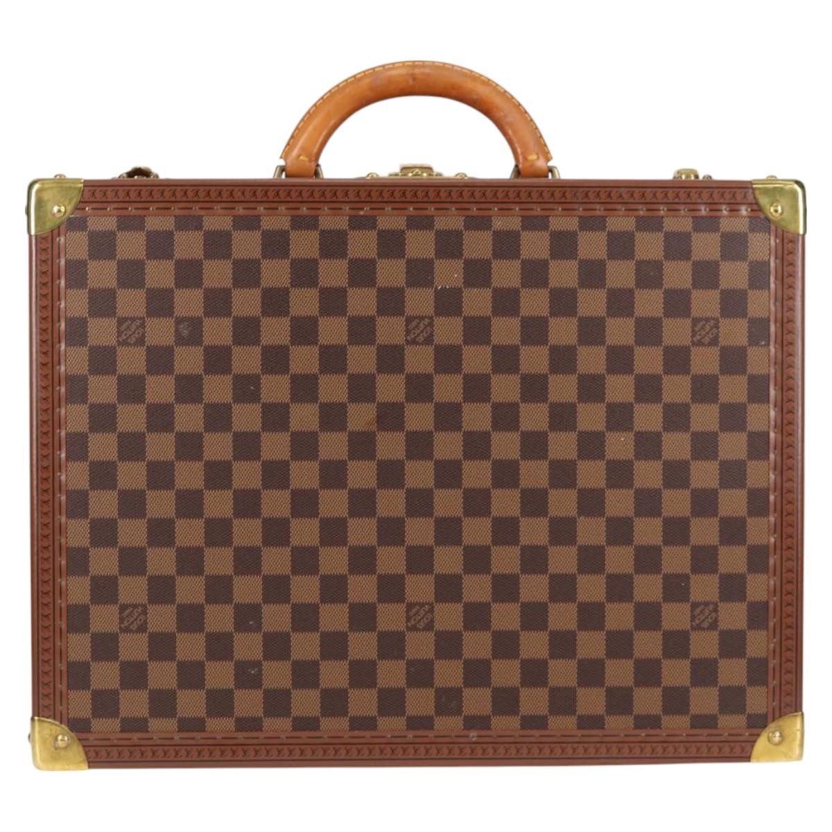 Louis Vuitton Cotteville Trunk Monogram Canvas Brown Canvas Bag (Authentic  )