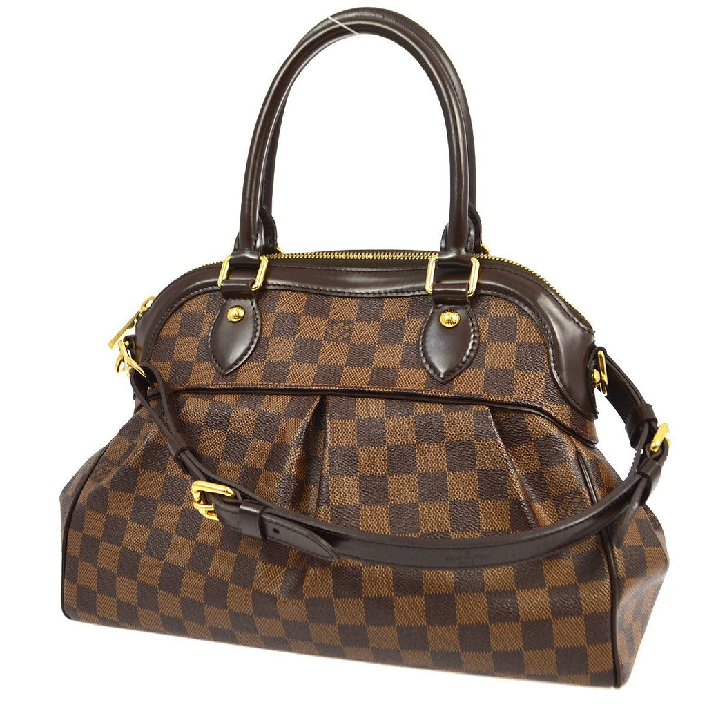 Louis Vuitton Trevi Handbag Damier Brown Canvas Handbag (Authentic  )