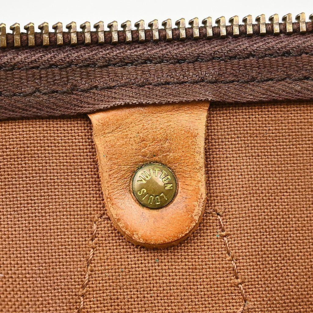 Louis Vuitton Speedy Handbag Monogram Canvas Brown Canvas Handbag ( )
