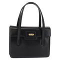 Gucci Vintage Handbag Leather Black Leather Handbag (Authentic  )