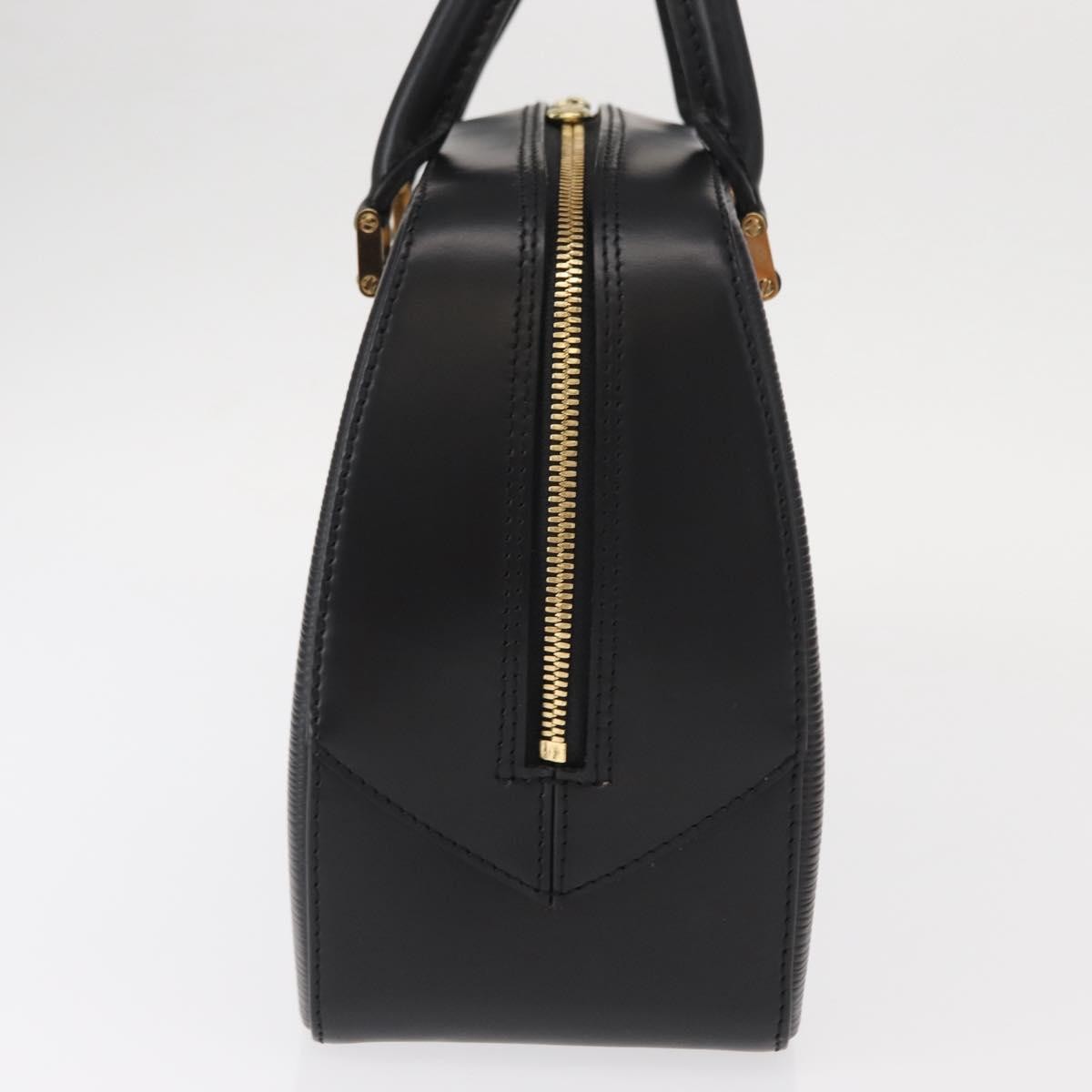 Louis Vuitton Sablons Handbag Epi Leather Black Leather Handbag (Authentic  )