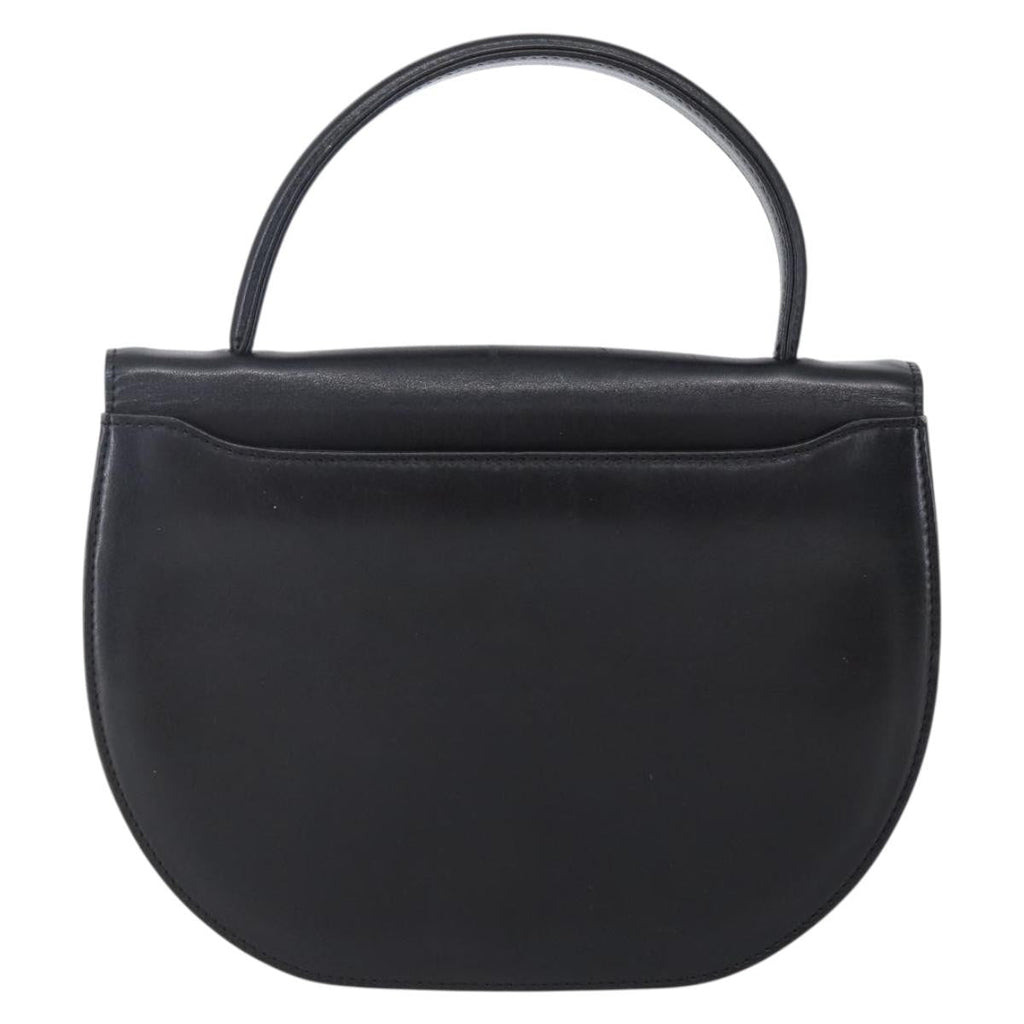Givenchy Vintage 4G Handbag Leather Black Leather Handbag (Authentic  )