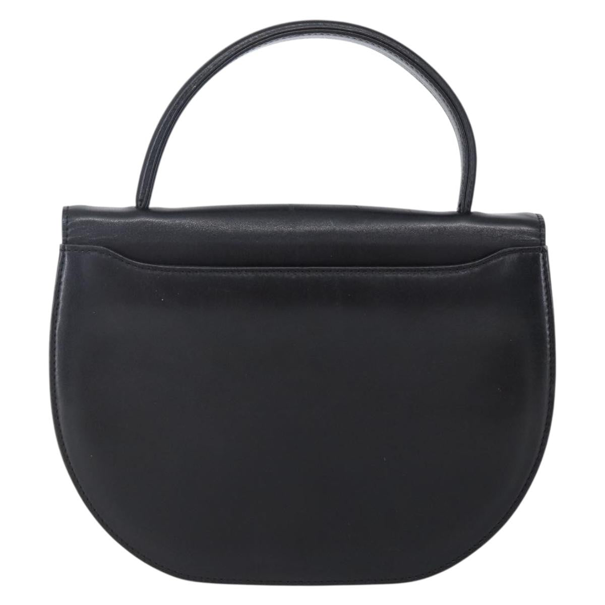 Givenchy Vintage 4G Handbag Leather Black Leather Handbag (Authentic  )