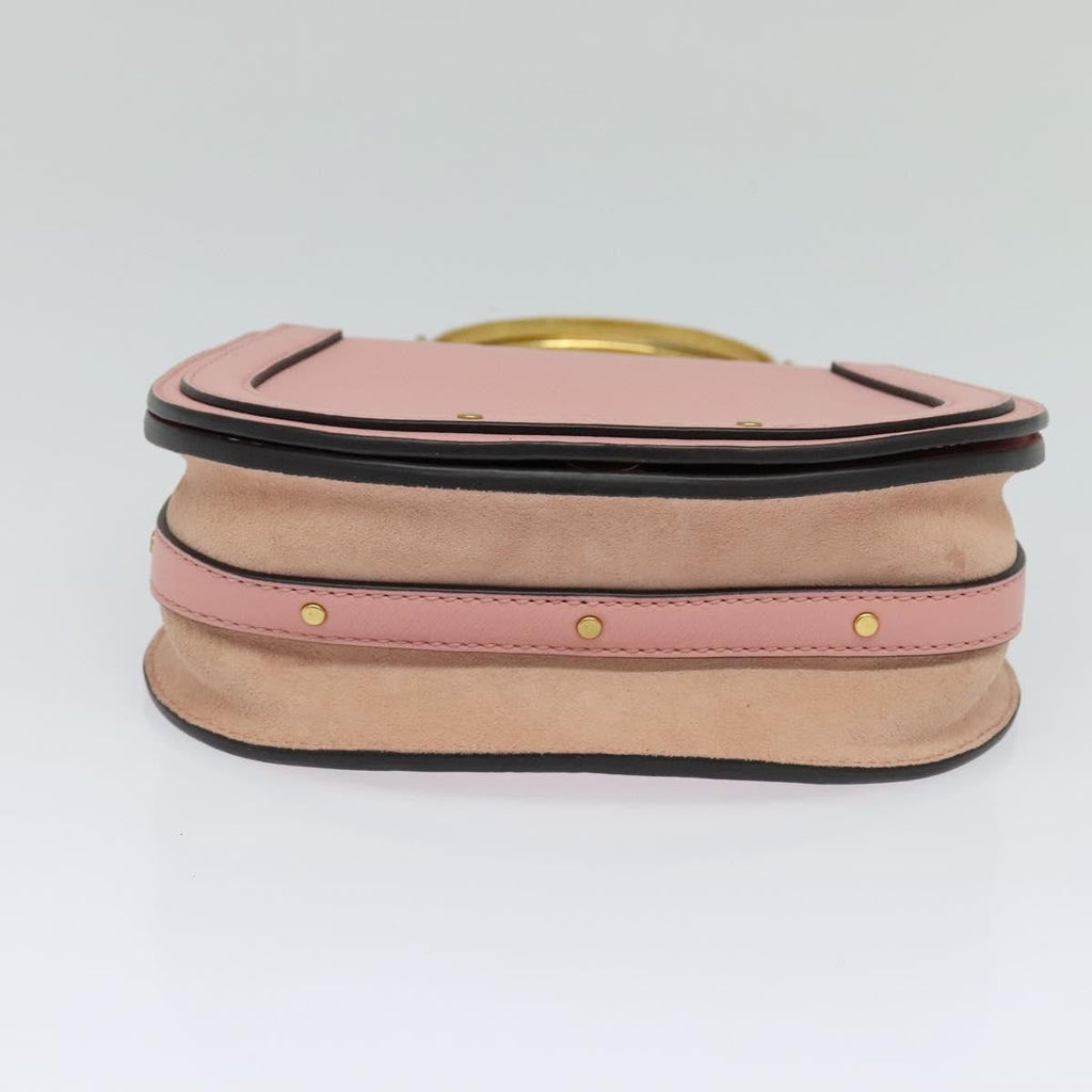 Chloe Nile Crossbody Bag Leather Pink Leather Handbag ( )
