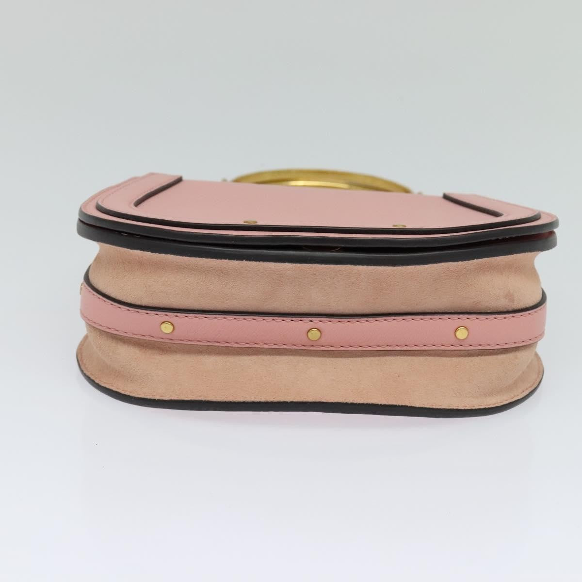 Chloe Nile Crossbody Bag Leather Pink Leather Handbag ( )