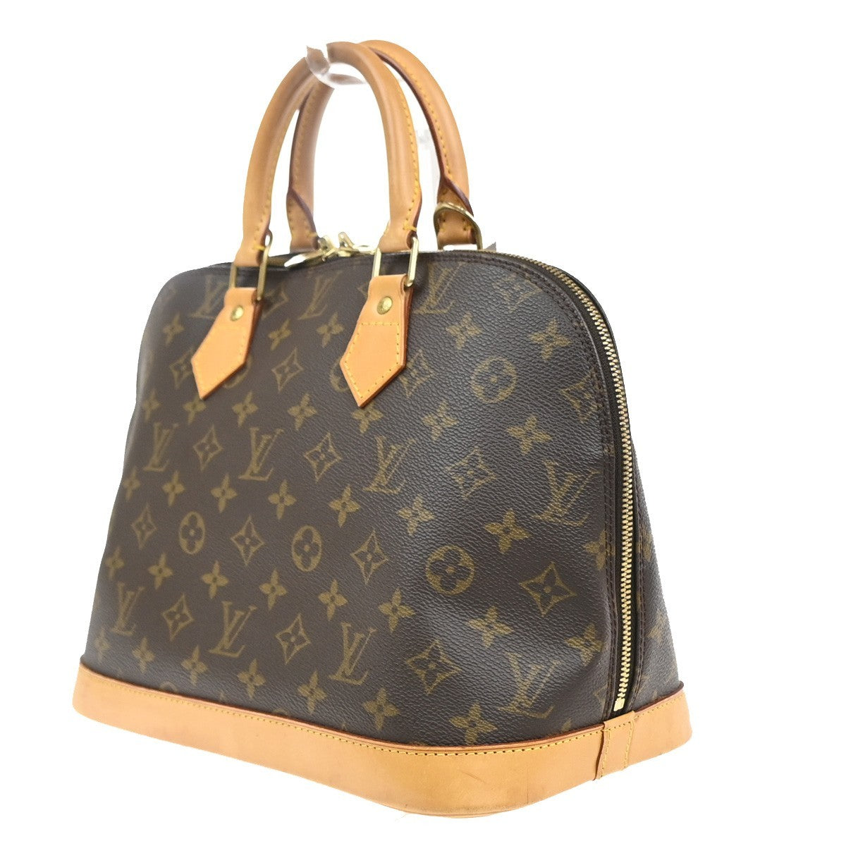 Louis Vuitton Alma Handbag Monogram Canvas Brown Canvas Handbag ( )