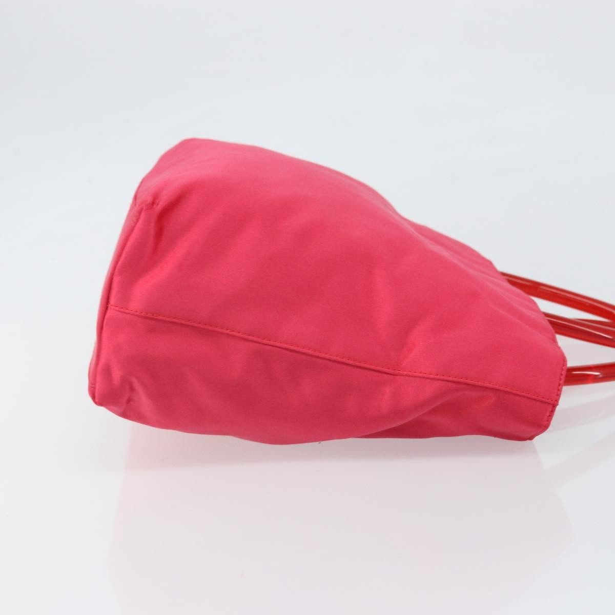 Prada Vintage Handbag Satin Red Satin Handbag (Authentic  )