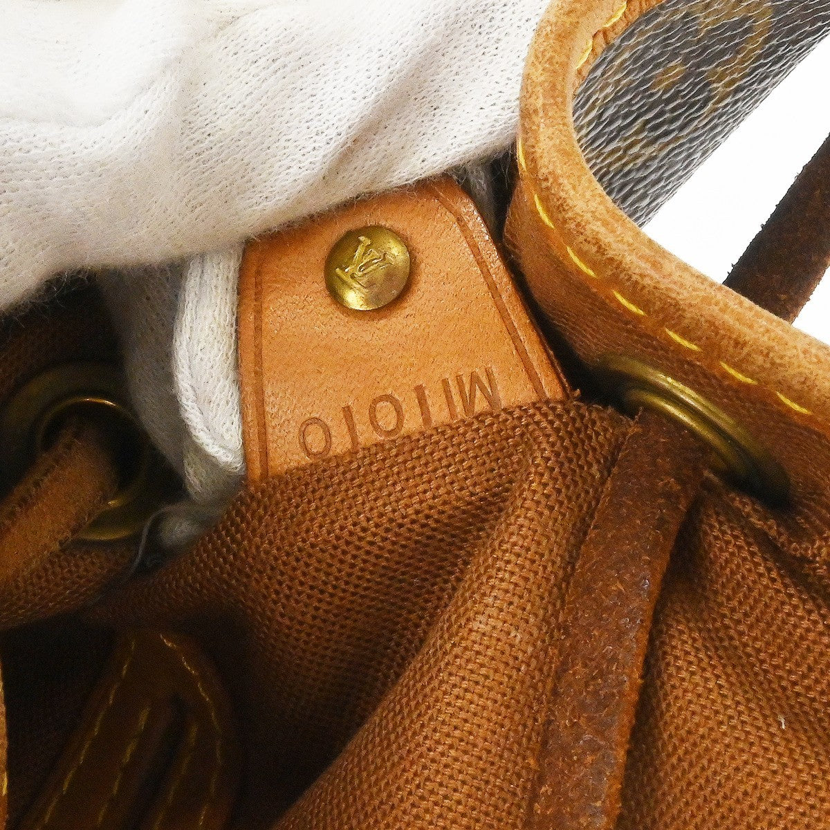 Louis Vuitton Vintage Montsouris Backpack Monogram Canvas Brown Canvas Backpack Bag ( )