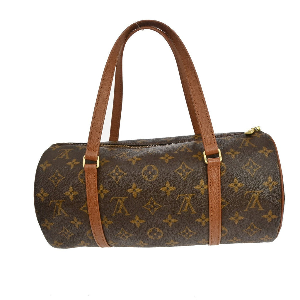 Louis Vuitton Papillon Handbag Monogram Canvas Brown Canvas Handbag ( )