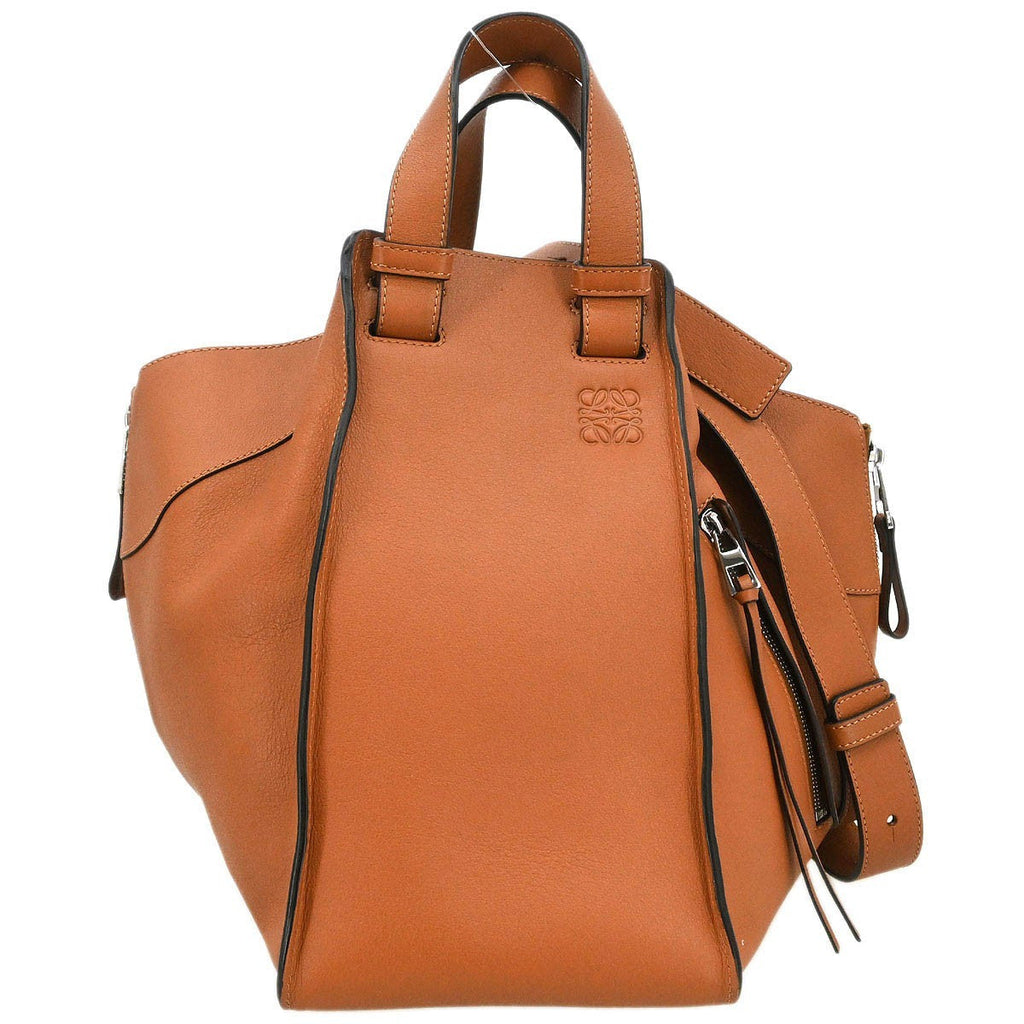 Loewe Hammock Bag Leather Brown Leather Handbag (Authentic  )