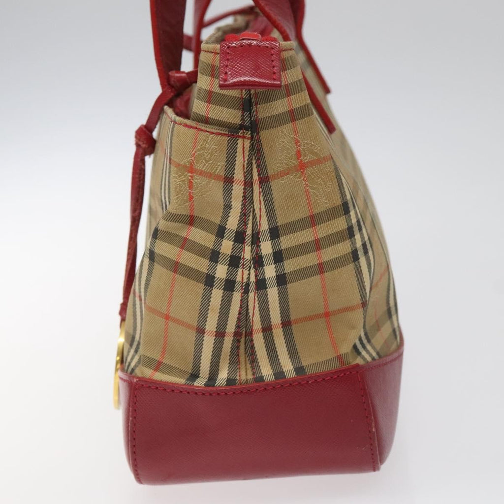 Burberry Nova Check Handbag Nova Check Canvas And Leather Beige Canvas Handbag (Authentic  )