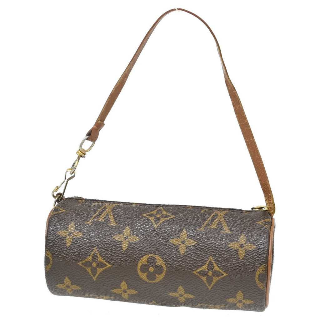 Louis Vuitton Papillon Pochette Monogram Canvas Brown Canvas Handbag ( )