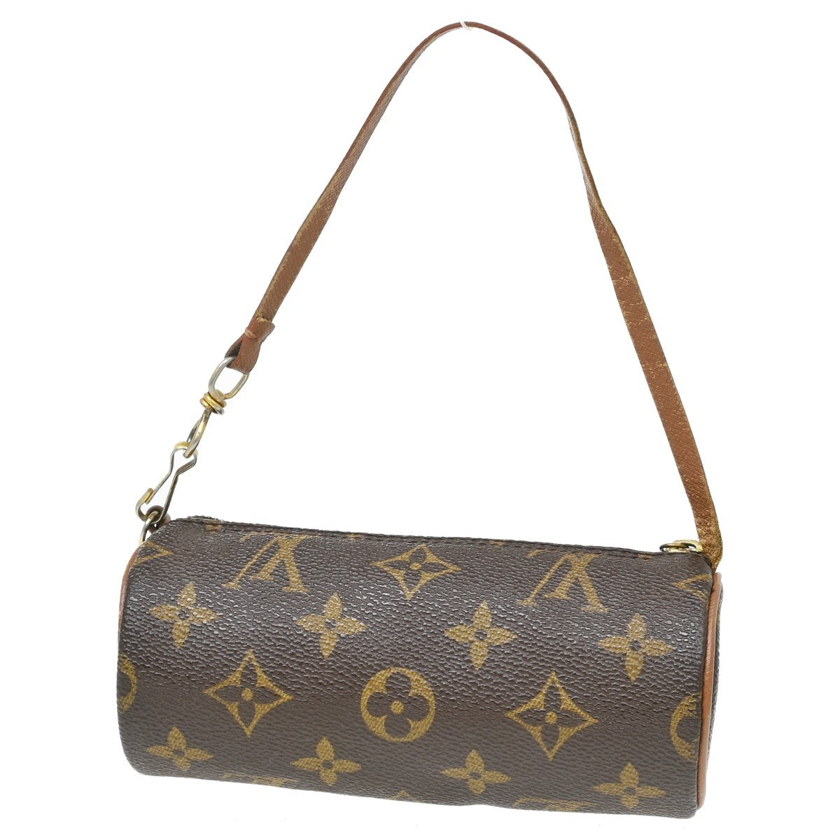 Louis Vuitton Papillon Pochette Monogram Canvas Brown Canvas Handbag ( )