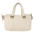 Salvatore Ferragamo Vala Handbag Leather White Leather Handbag (Authentic  )