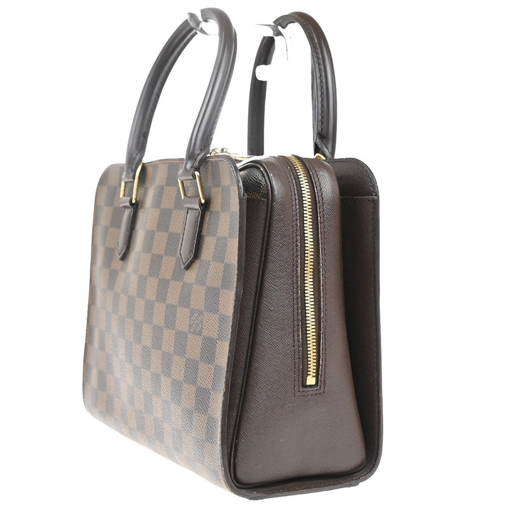 Louis Vuitton Triana Bag Damier Brown Canvas Handbag (Authentic  )