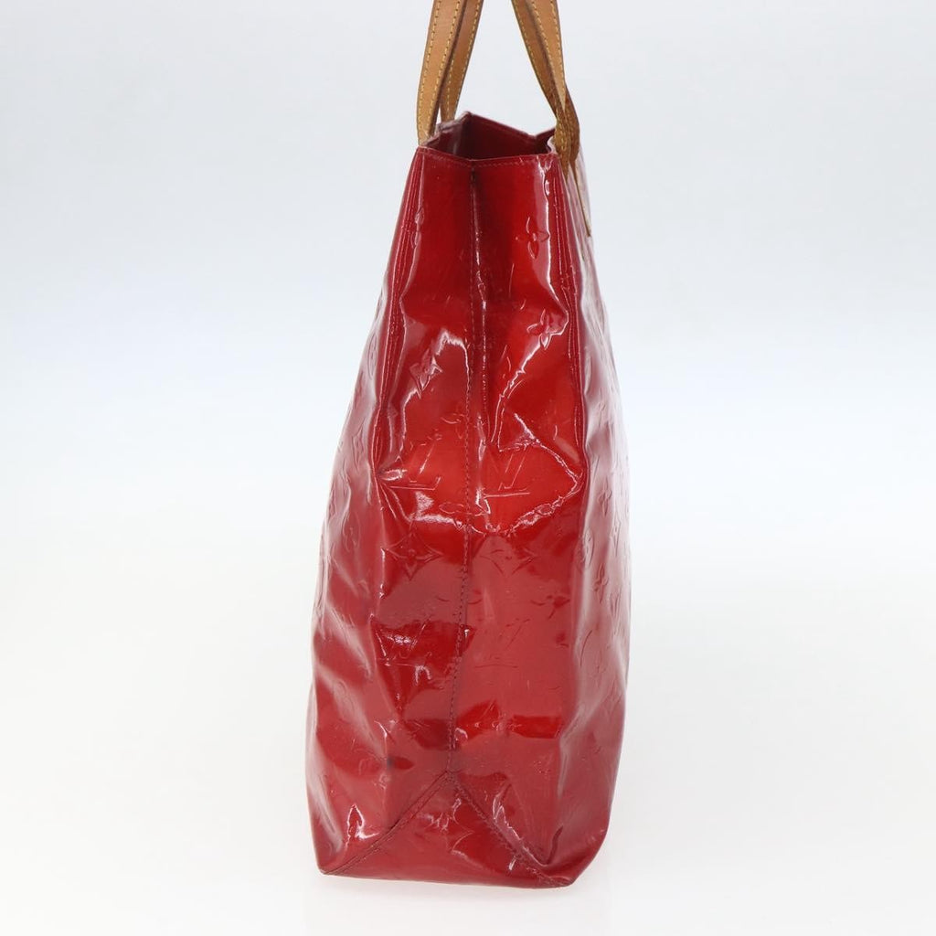 Louis Vuitton Reade Handbag Monogram Vernis Red Patent_Leather Handbag (Authentic  )