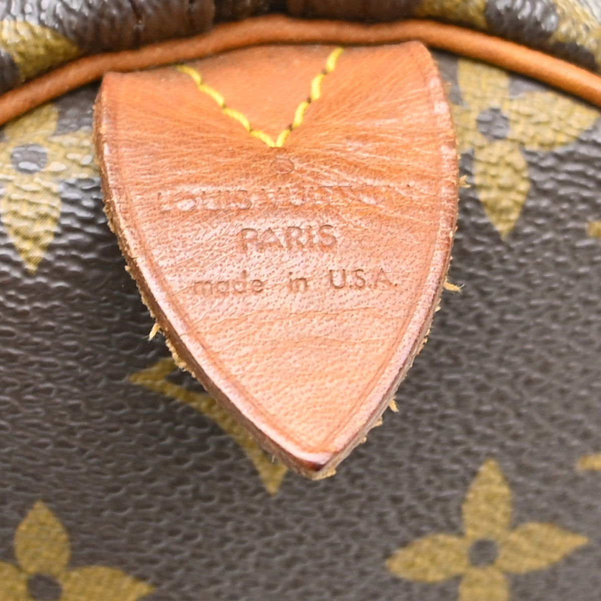 Louis Vuitton Speedy Handbag Monogram Canvas Brown Canvas Handbag ( )
