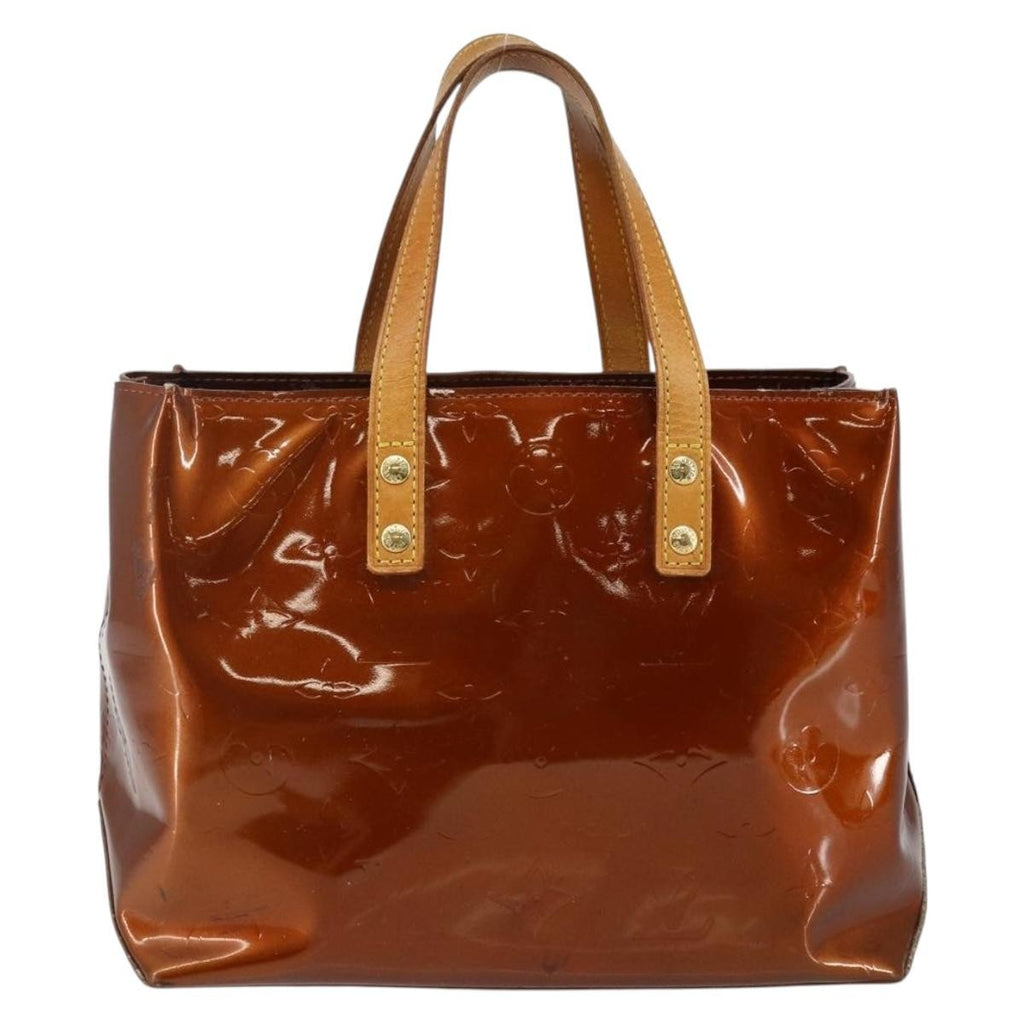 Louis Vuitton Reade Handbag Monogram Vernis Brown Patent_Leather Handbag (Authentic  )