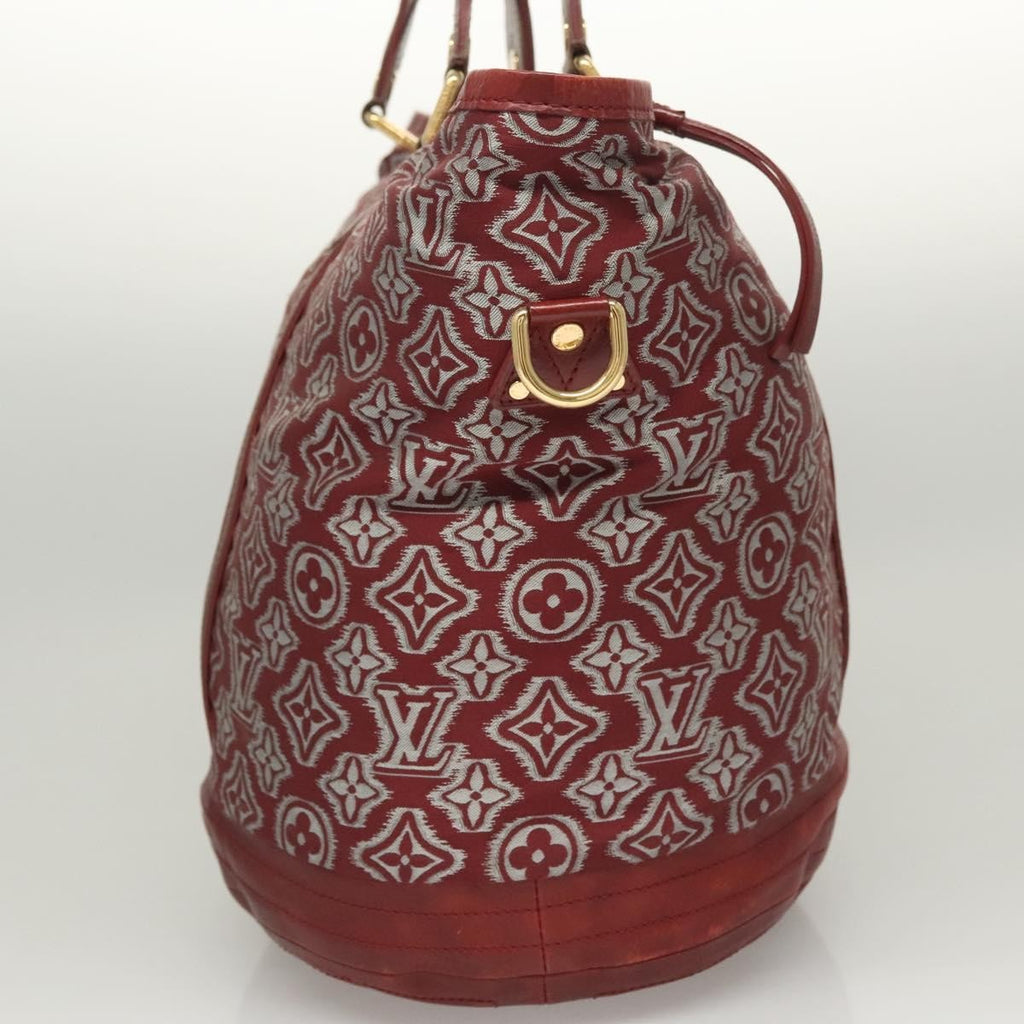Louis Vuitton Aviator Handbag Limited Edition Monogram Jacquard Burgundy Canvas Handbag (Authentic  )