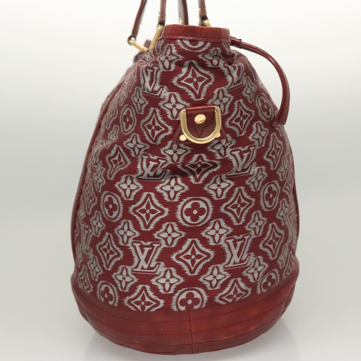 Louis Vuitton Aviator Handbag Limited Edition Monogram Jacquard Burgundy Canvas Handbag (Authentic  )