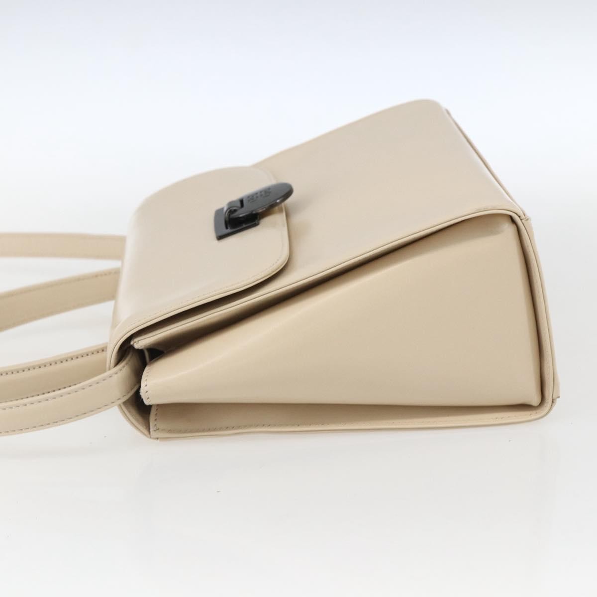 Givenchy Vintage 4G Handbag Leather Beige Leather Handbag (Authentic  )
