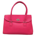 Loewe Alamo Handbag Leather Pink Leather Handbag (Authentic  )