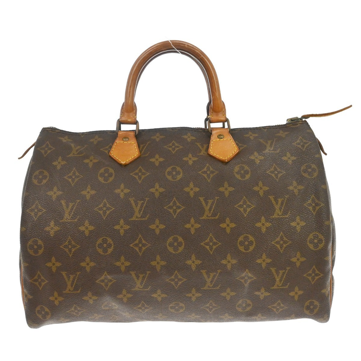 Louis Vuitton Speedy Handbag Monogram Canvas Brown Canvas Handbag ( )