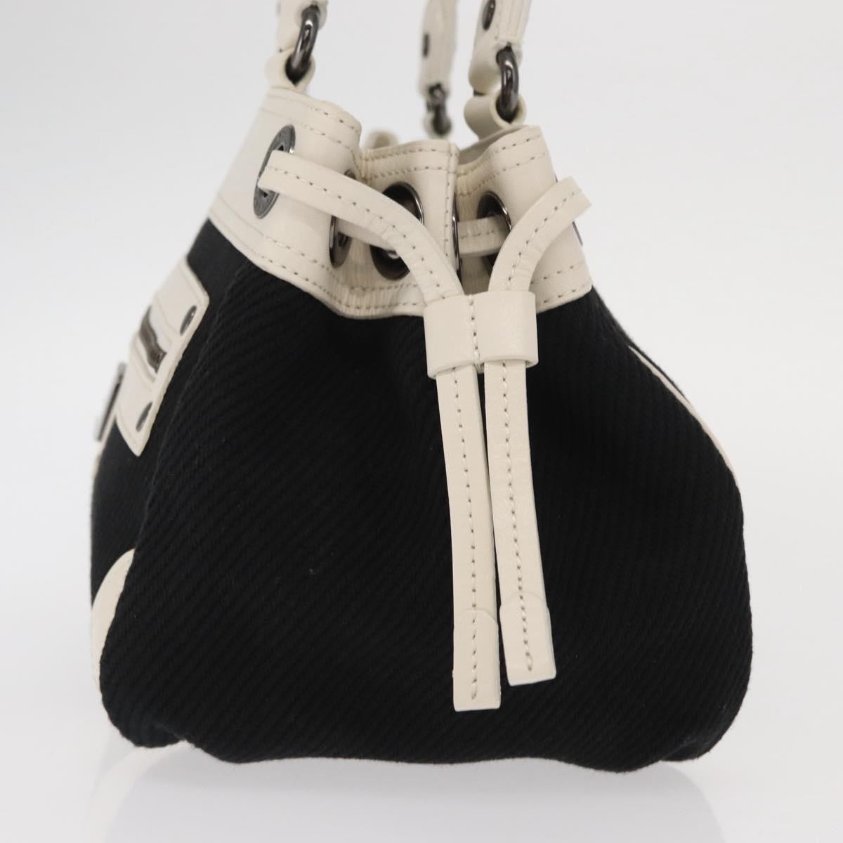 Burberry Vintage Handbag Canvas Black Canvas Handbag (Authentic  )
