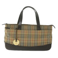 Burberry Nova Check Handbag Nova Check Canvas And Leather Beige Canvas Handbag (Authentic  )