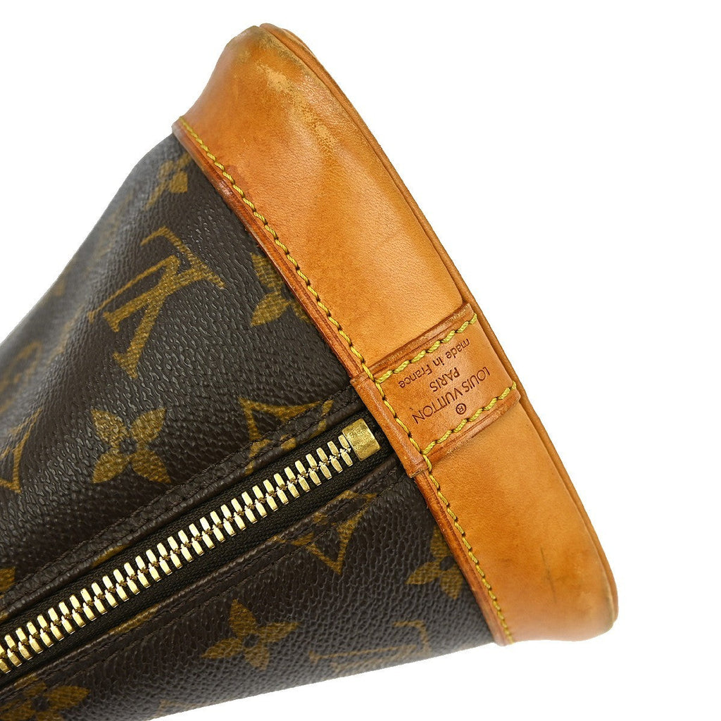 Louis Vuitton Alma Handbag Monogram Canvas Brown Canvas Handbag ( )