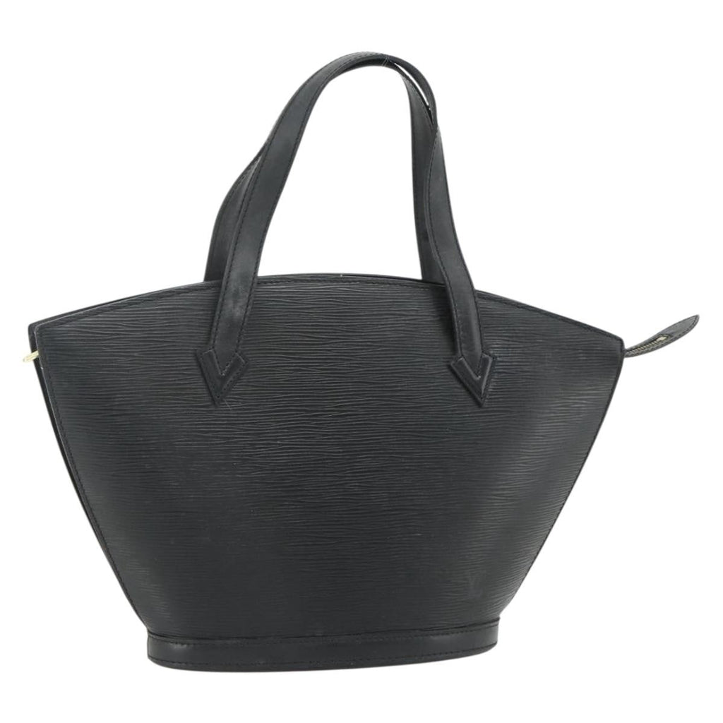 Louis Vuitton Saint Jacques Handbag Epi Leather Black Leather Handbag ( )