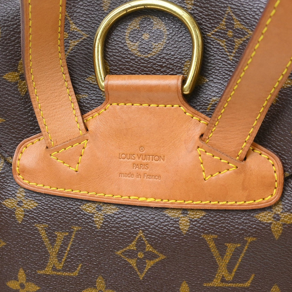 Louis Vuitton Vintage Montsouris Backpack Monogram Canvas Brown Canvas Backpack Bag ( )