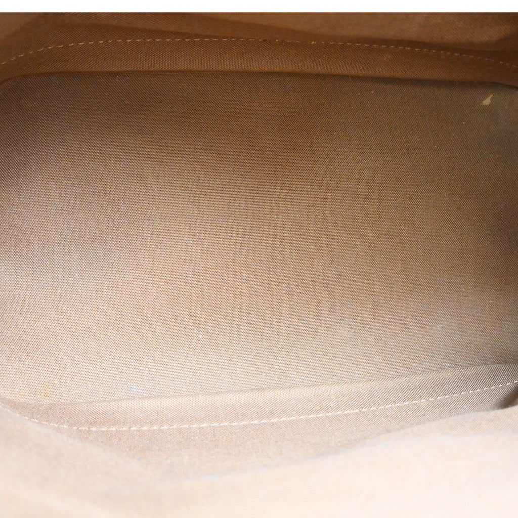 Louis Vuitton Alma Handbag Monogram Canvas Brown Canvas Handbag ( )