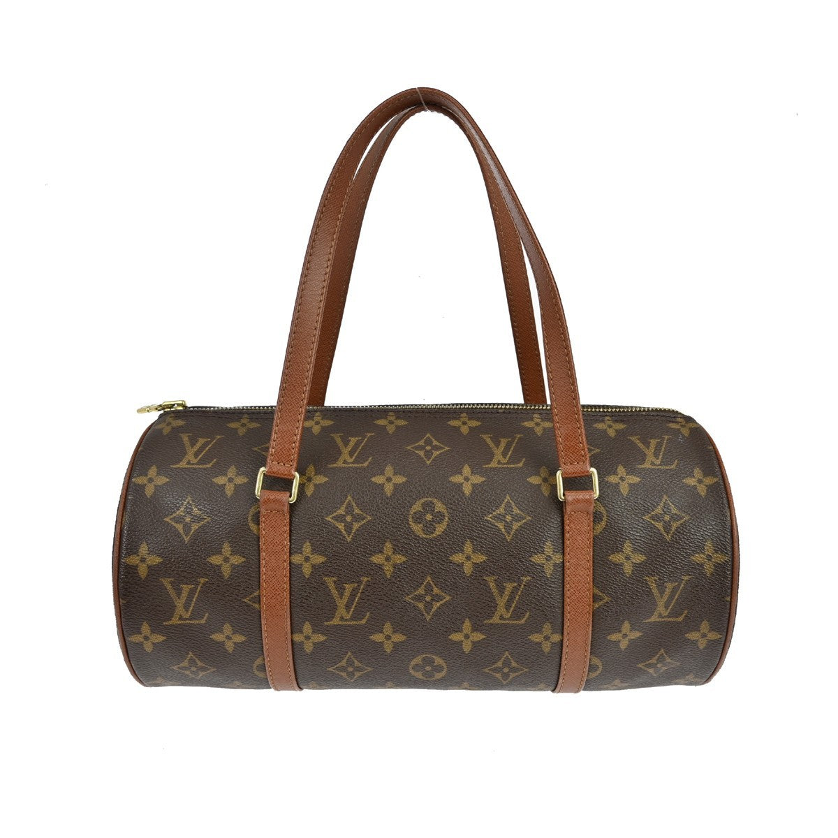 Louis Vuitton Papillon Handbag Monogram Canvas Brown Canvas Handbag ( )