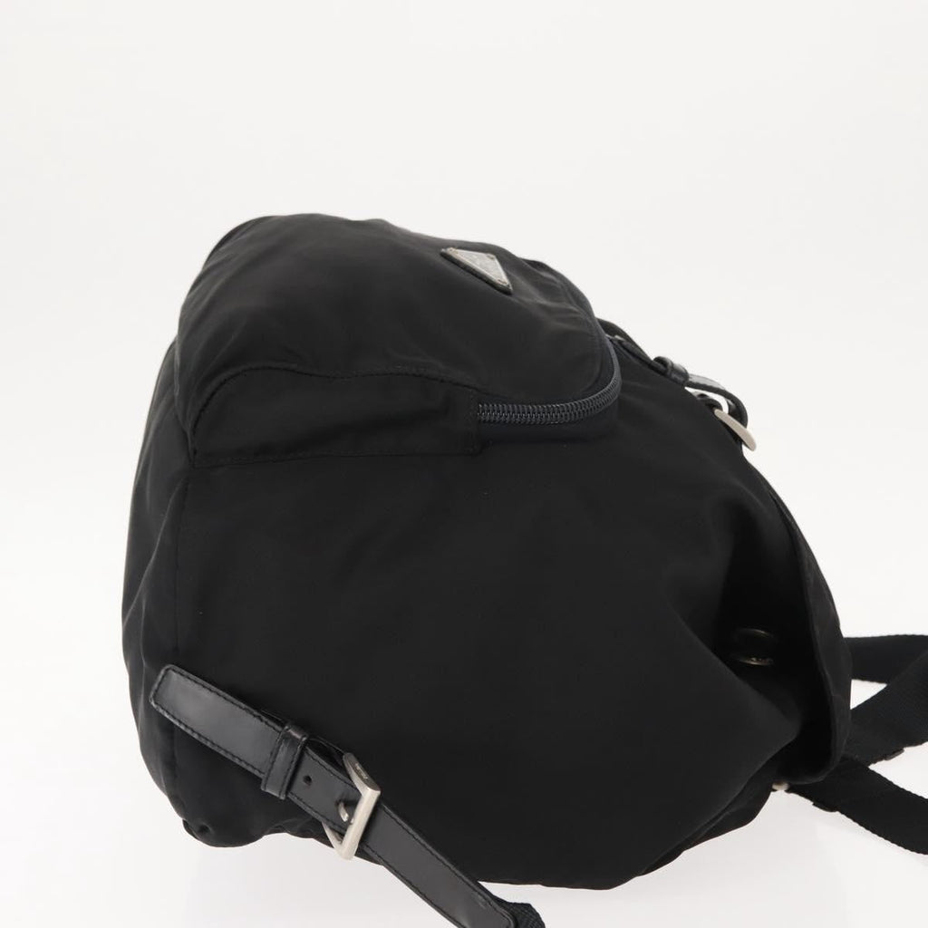 Prada Front Pocket Backpack Tessuto Black Nylon Backpack Bag (Authentic  )