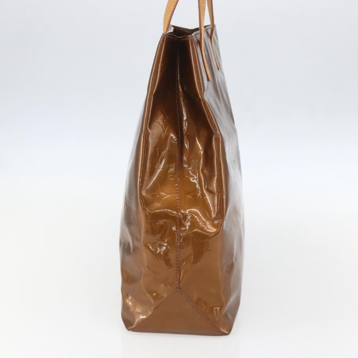 Louis Vuitton Reade Handbag Monogram Vernis Brown Patent_Leather Handbag (Authentic  )