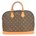 Louis Vuitton Alma Handbag Monogram Canvas Brown Canvas Handbag ( )